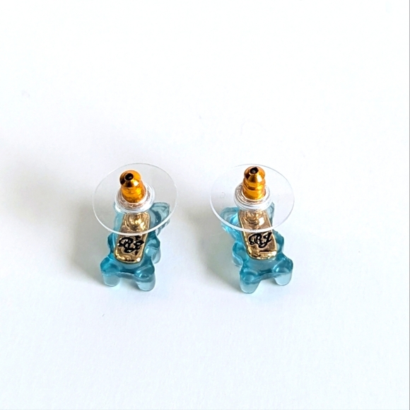 Betsey Johnson Gummy Bear Multi-Colored Pendant Necklace & Stud Earrings Set - Picture 8 of 12